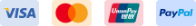 Secured payment icons including Visa, Mastercard, and Stripe