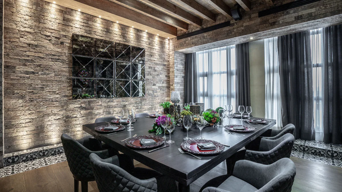 Rooftop terrace at Zócalo Central Hotel with panoramic views of Mexico City’s historic center